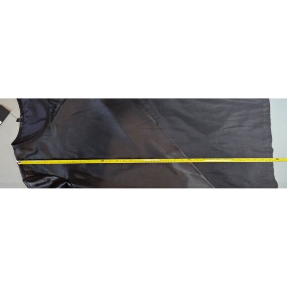 ATM Womens Size XL Long Sleeve Black Stretch Silk Mini Dress NWT - Picture 10 of 14